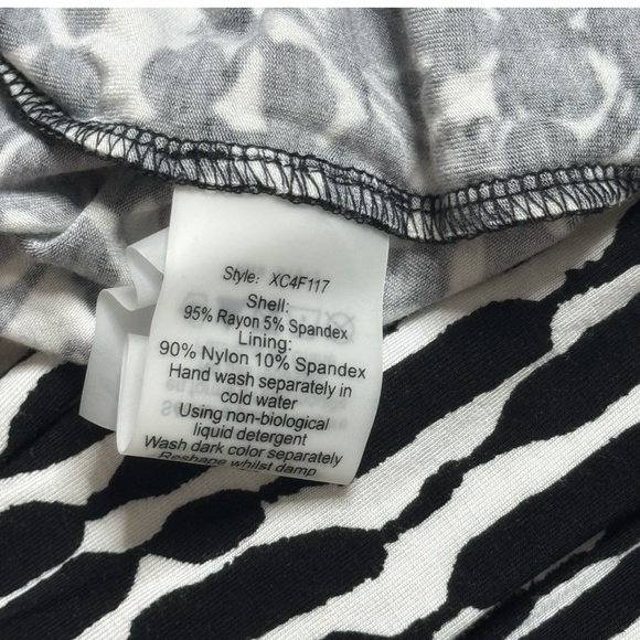 NWT Anthropologie Dress Plenty By Tracy Reece Maxi Black Print Marcia Stretch - Picture 15 of 16